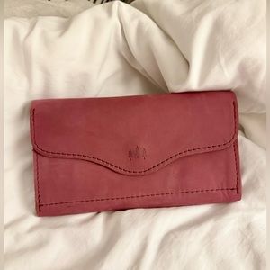 NEW Large Portland Leather Goods Bozeman wallet in Foxglove